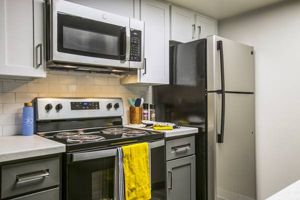 kitchen at Glo Apartments