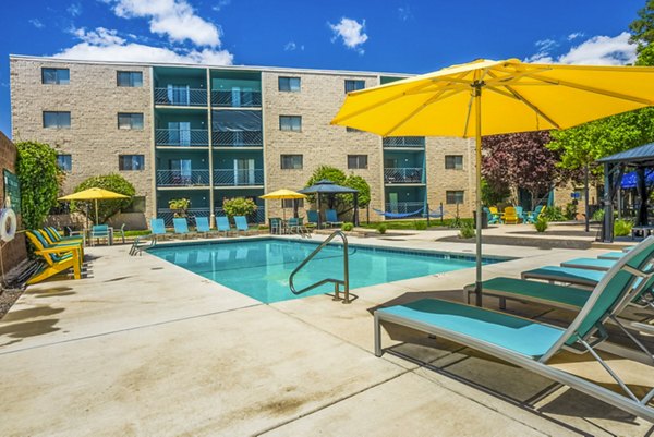 pool at Glo Apartments