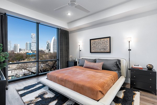 bedroom at 1155 Barton Springs Apartments