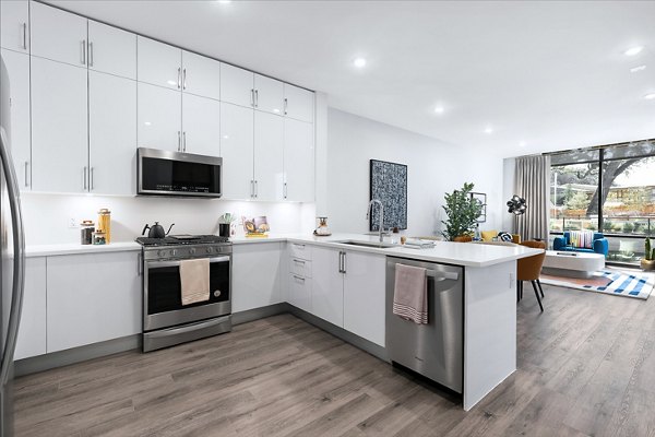 kitchen at 1155 Barton Springs Apartments