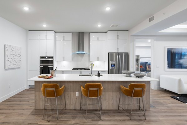 kitchen at 1155 Barton Springs Apartments