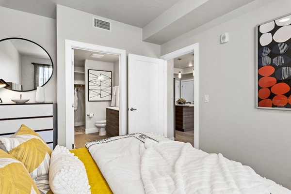 bedroom at The Lofts at Ten Mile Apartments