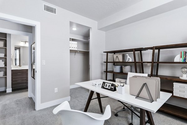 bedroom/office at The Lofts at Ten Mile Apartments