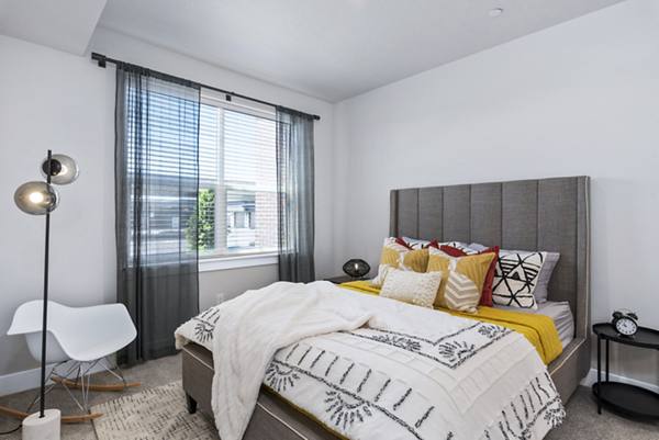 bedroom at The Lofts at Ten Mile Apartments