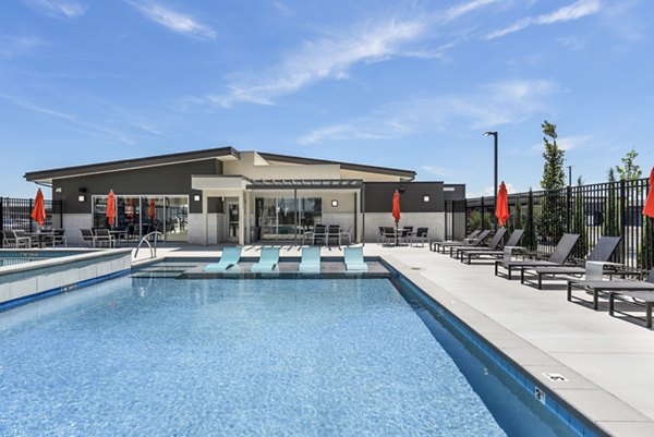 pool at The Lofts at Ten Mile Apartments