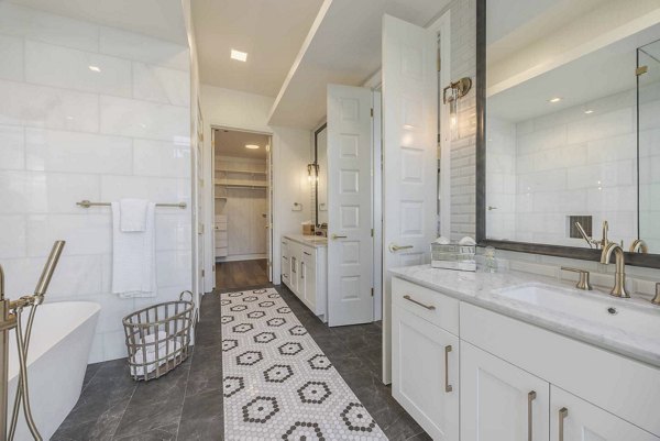 bathroom at The Bowen Apartments 