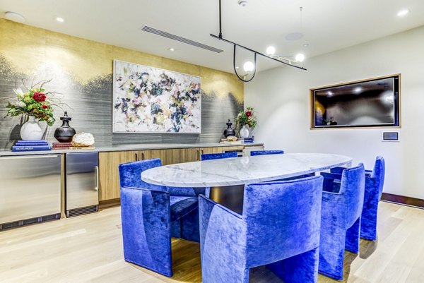 Spacious meeting facility with modern amenities at The Bowen Apartments