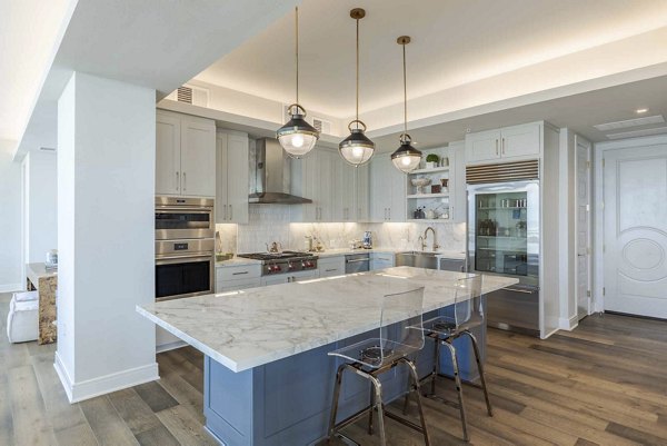 kitchen at The Bowen Apartments 