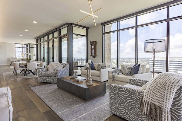 living room at The Bowen Apartments 