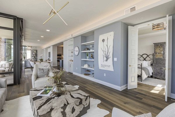 living room at The Bowen Apartments 