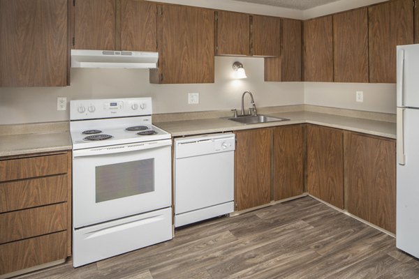 kitchen at Veri at Timberhill Apartments