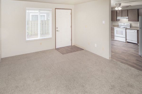 Modern living room featuring stylish decor and natural light at Veri at Timberhill Apartments, Greystar luxury apartments