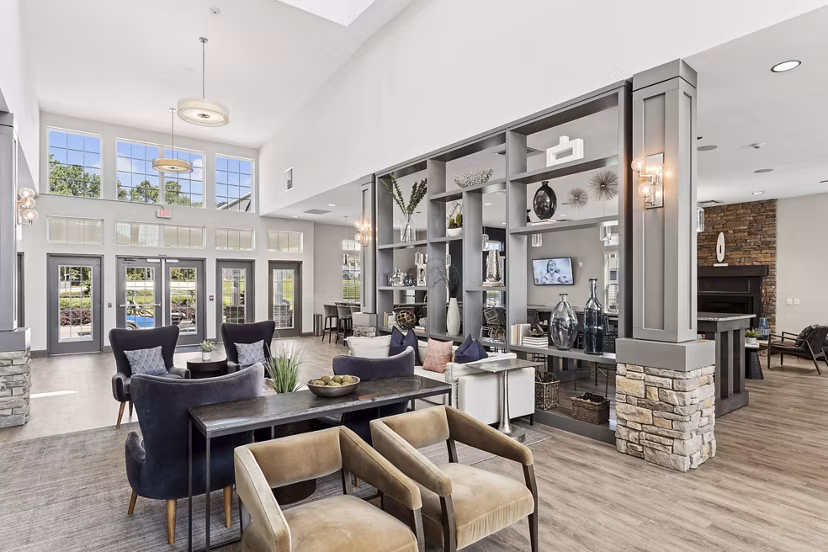 clubhouse at Parkstone at Knightdale Apartments 