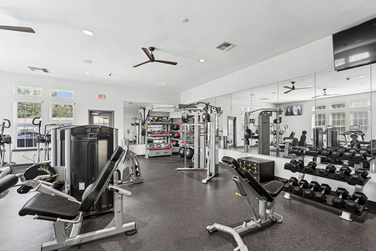 Gym at Parkstone At Knightdale Apartments (1 of 3)