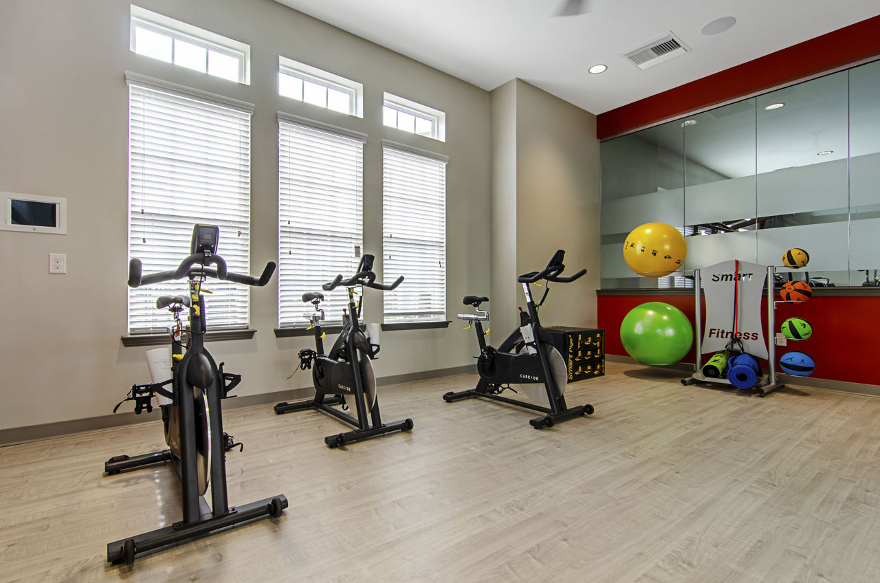 Gym at Parkstone At Knightdale Apartments (3 of 3)