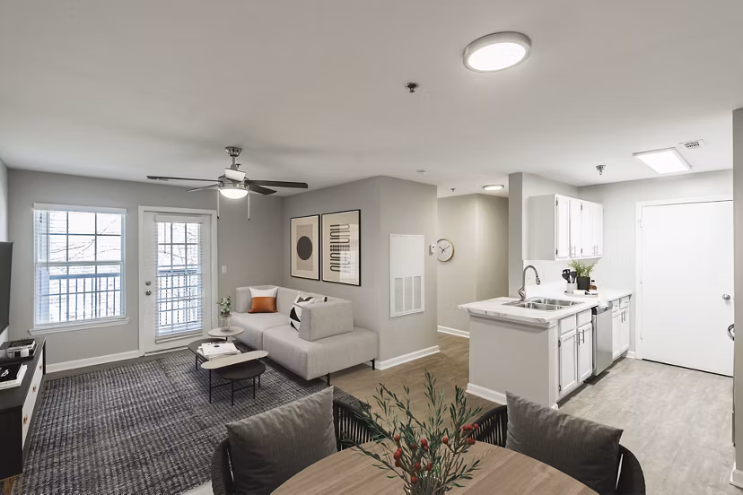 living room at Avana Overlook Apartments