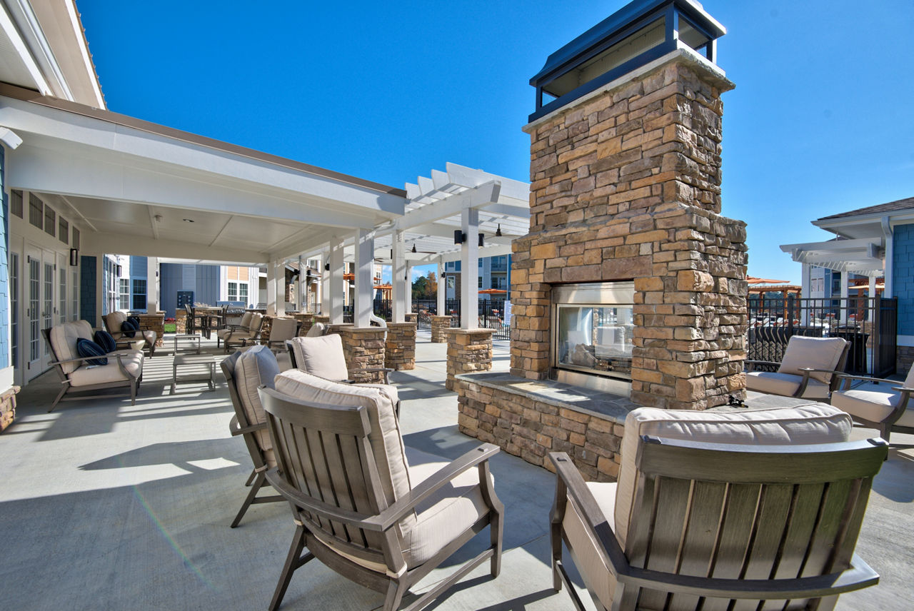 Grill area at Parkstone At Knightdale Apartments (2 of 5)