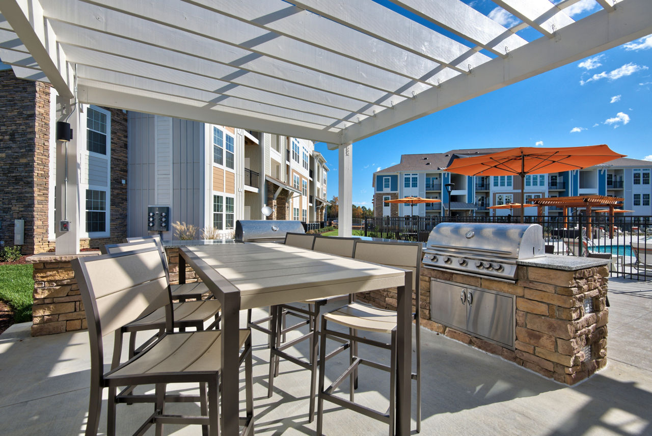 Grill area at Parkstone At Knightdale Apartments (3 of 5)