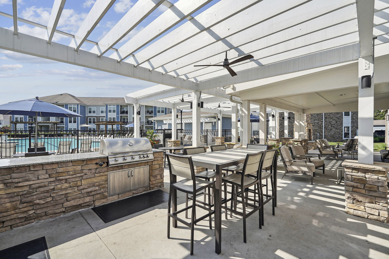 Grill area at Parkstone At Knightdale Apartments (4 of 5)