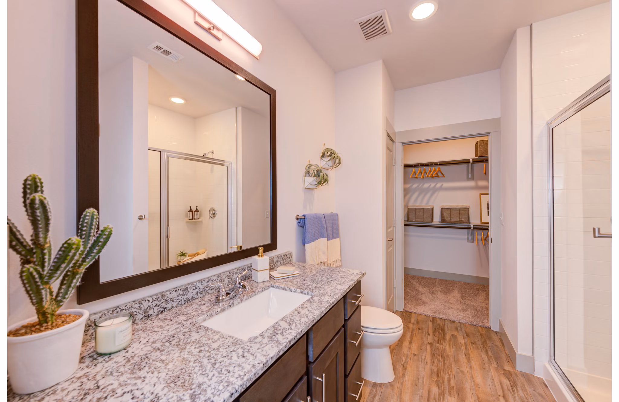 bathroom at The Reflection at Montgomery Ridge Apartments