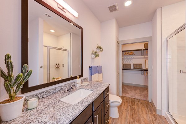 bathroom at The Reflection at Montgomery Ridge Apartments