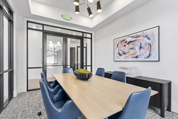 Meeting facility with state-of-the-art equipment at The Reflection at Montgomery Ridge Apartments