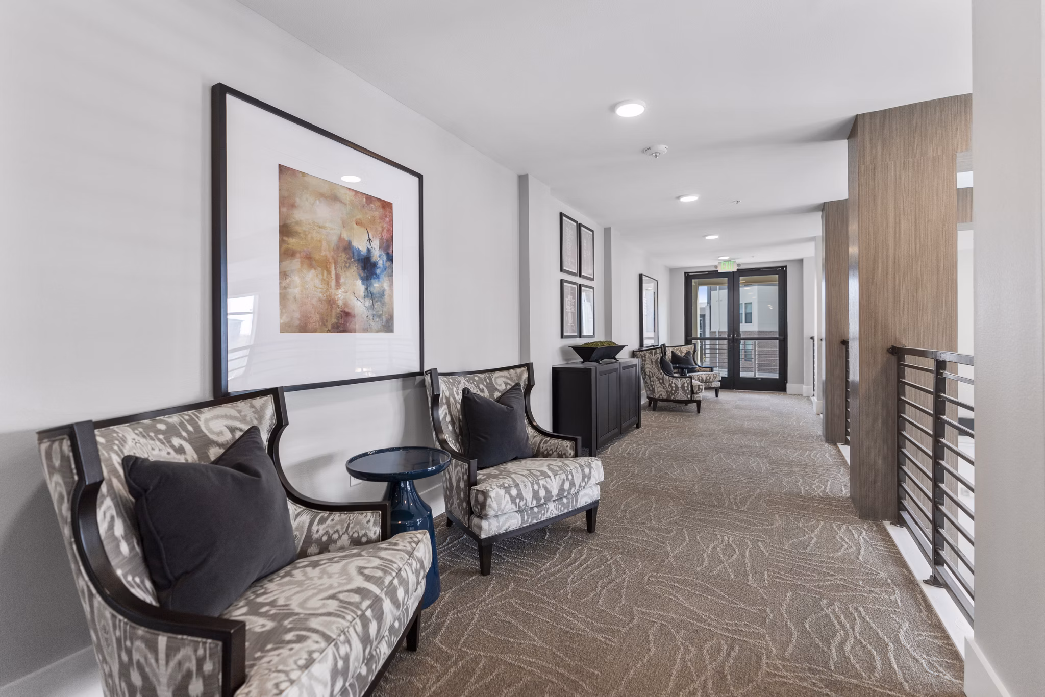 Clubhouse at The Reflection at Montgomery Ridge featuring luxurious furnishings and state-of-the-art facilities for residents in Allen, Texas