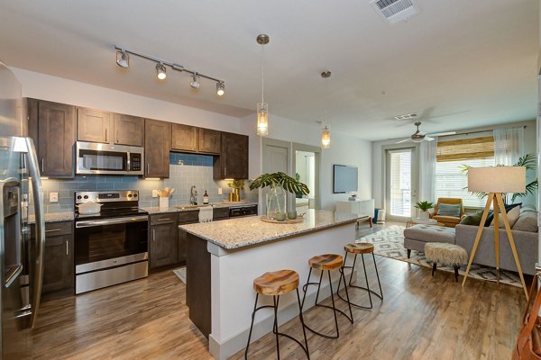 kitchen at The Reflection at Montgomery Ridge Apartments