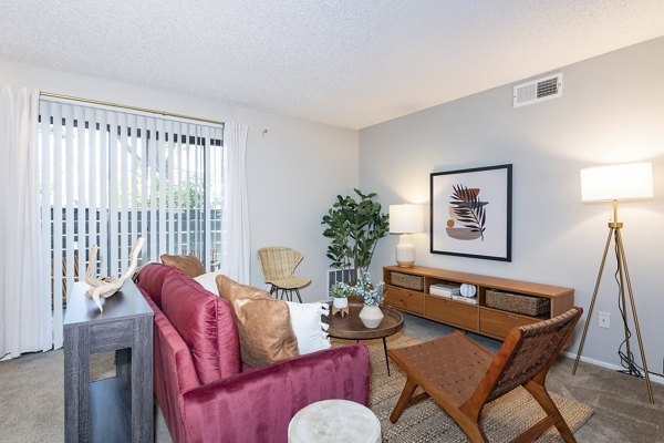 living room at Mira Vista Hills Apartments