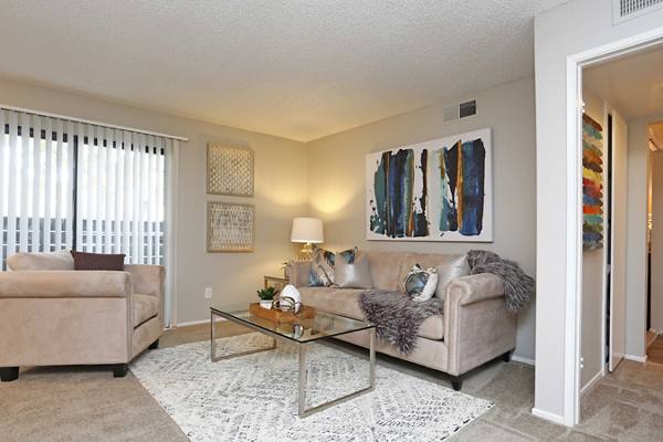 living room at Mira Vista Hills Apartments