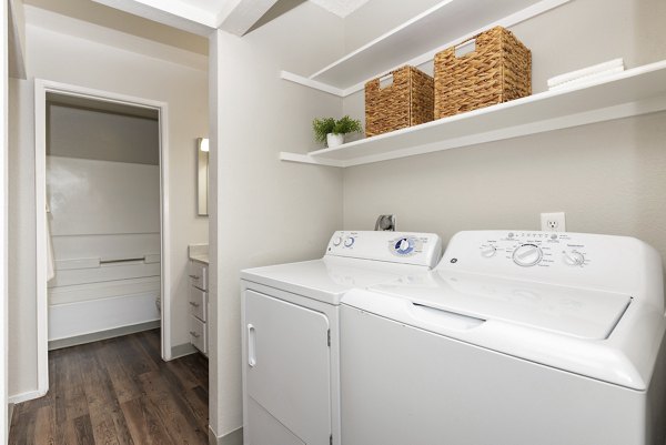 laundry room at Mira Vista Hills Apartments