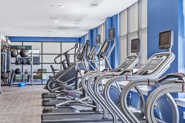 Modern fitness center with state-of-the-art equipment at Canter Green Apartments for active lifestyles