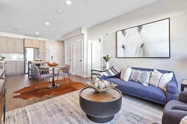 living room at Canter Green Apartments