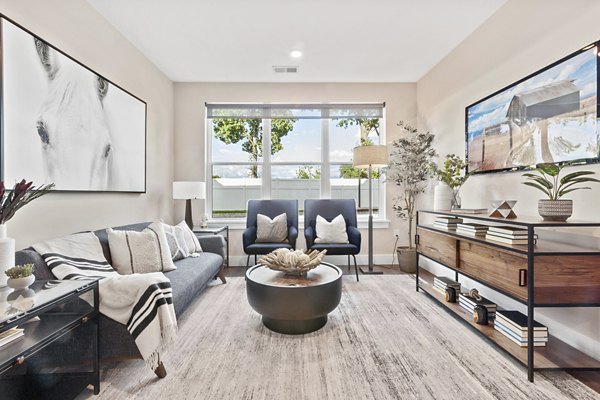 living room at Canter Green Apartments