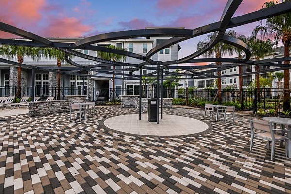 patio at Encore Metro at Millenia Apartments