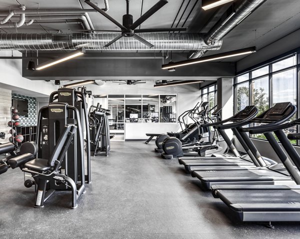 fitness center at Waterford Bay Apartments