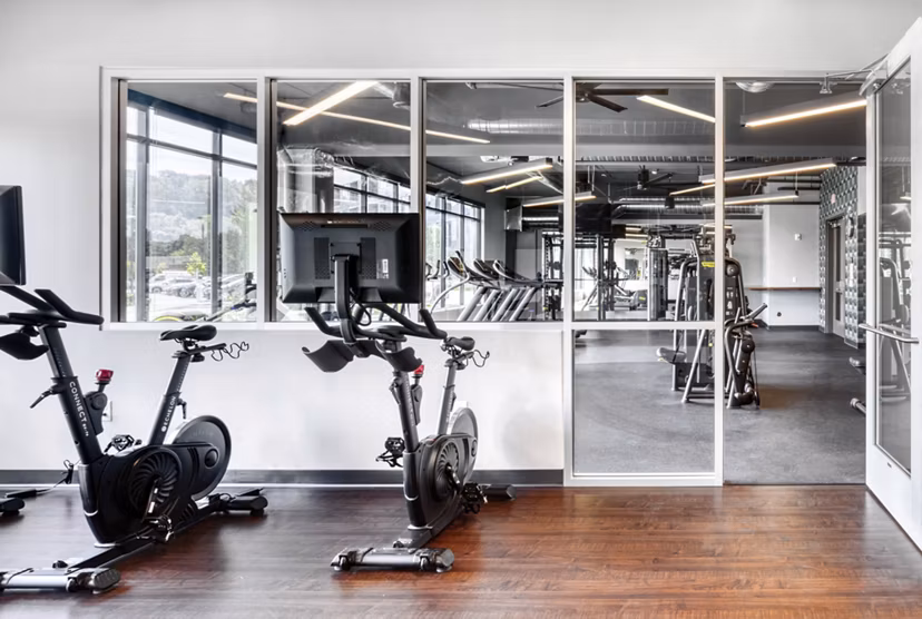 fitness center at Waterford Bay Apartments