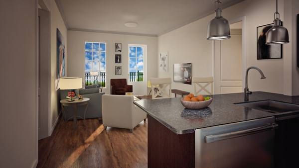 kitchen at Carrington at Schilling Farms Apartments
