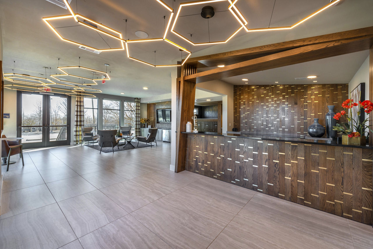 Lobby at 301 Flower Mound