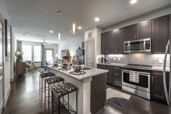 kitchen at Alexan Flower Mound Apartments