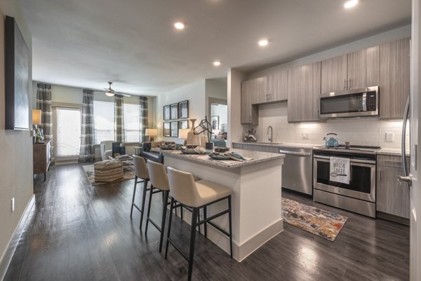 kitchen at Alexan Flower Mound Apartments