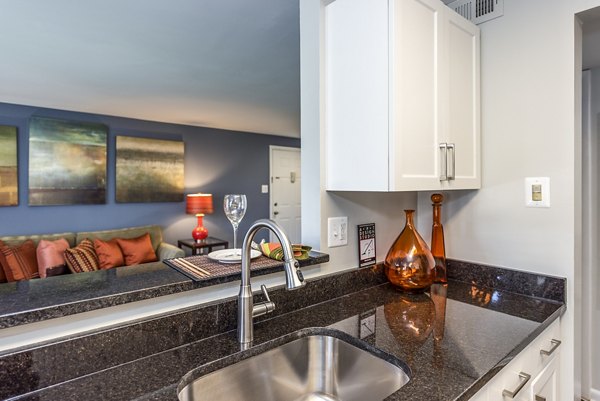 kitchen at Ravens Crest Apartments