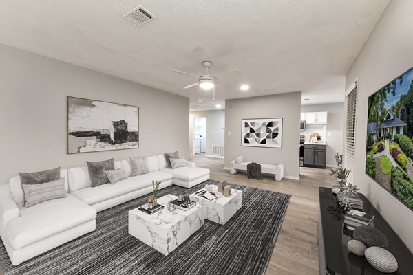 living room at Avana Chase Apartments