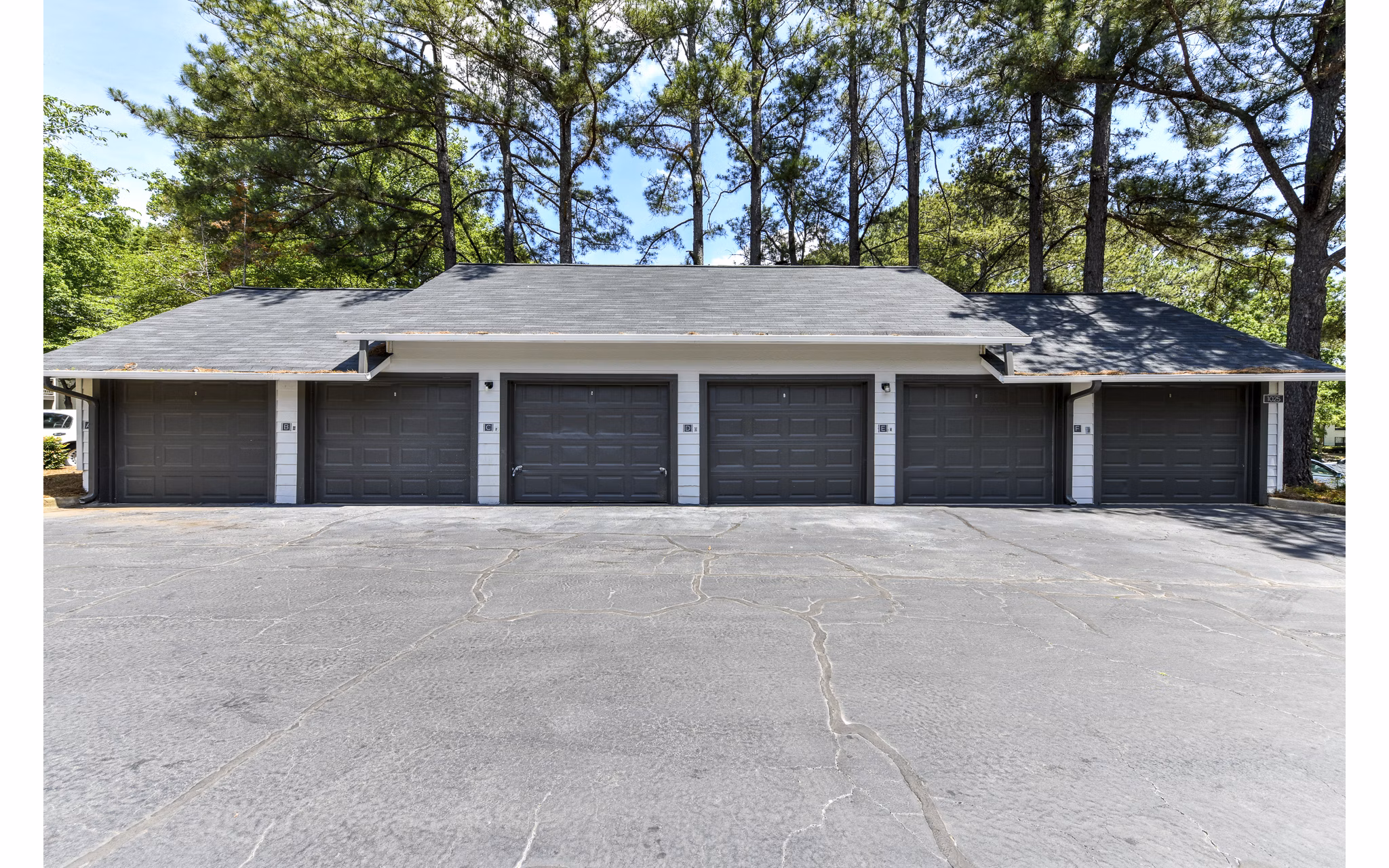 Secure parking garage at Avana Court Apartments with easy access for residents