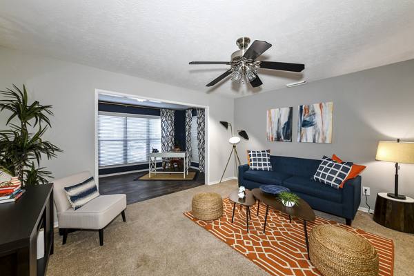 living room at Avana Court Apartments