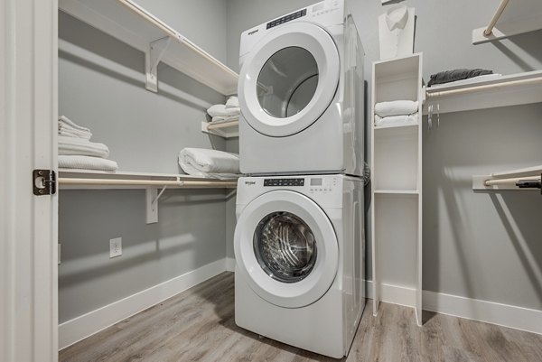 laundry room at The Academic Apartments