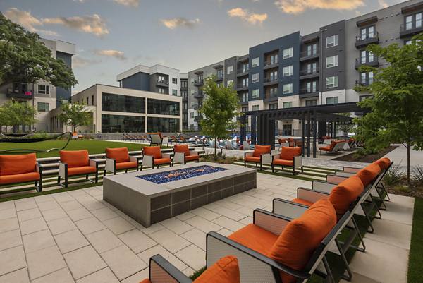 fire pit at The Academic Apartments