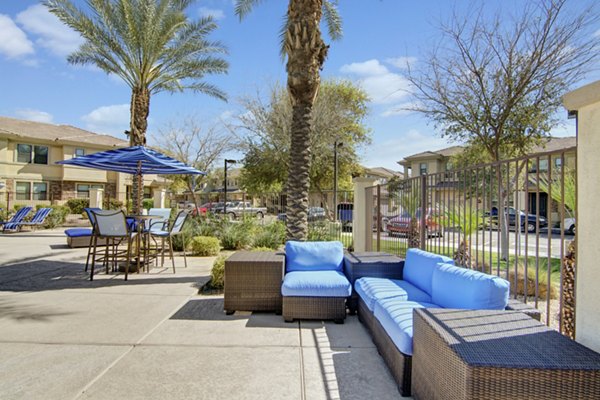 patio at Cobalt on 32nd Apartments