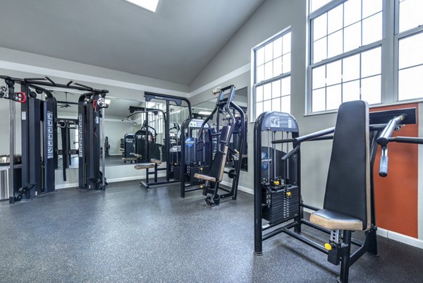 fitness center at Level 27 Apartments