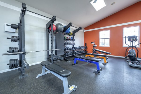 fitness center at Level 27 Apartments